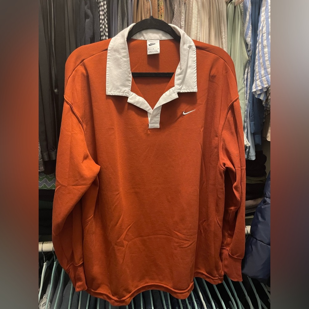 Nike Burnt Orange Polo Shirt
